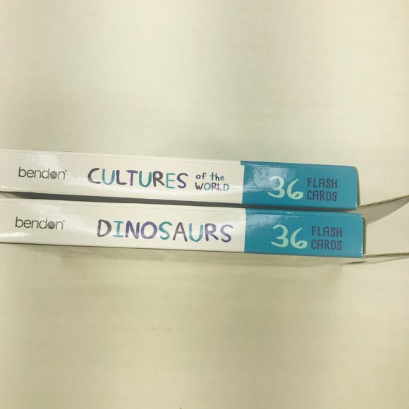 Bendon Dinosaurs / Cultures Of The World Flash Cards Ages 5+ And 6+ New - Picture 5 of 5